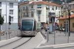 Nice / Nizza Lignes d'Azur SL T1 (Alstom Citadis-302 05) Rue Sorgentino am 23.