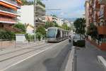 Nice / Nizza Lignes d'Azur SL T1 (Alstom Citadis-302 12) Rue Puget am 23.