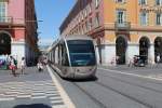 Nice / Nizza Lignes d'Azur SL T1 (Alstom Citadis-302 12) Place Masséna am 25.