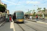 Nice / Nizza Lignes d'Azur SL T1 (Alstom Citadis-402 27) Boulevard Jean Jaurès (Hst.