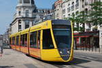 Straßenbahn der Stadt Reims.