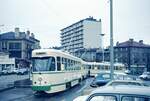 St.Etienne Tram 4x-Tw/motrices à 4 essieux 03-04-1975 terminus 'Terrasse'