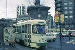 St.Etienne Tram 4x-Tw / motrice à 4 essieux [no. 520] Terminus Bellevue 03-04-1975