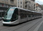 Die Tram Line Alstom Citadis eine Straßenbahn, ist auf der ganzen Länge niederflurig.