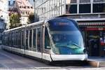 STRASBOURG (Grand Est/Département Bas Rhin), 13.10.2017, Tramlinie B nach Hoenheim Gare in der Haltestelle Alt Winmärik