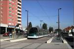Typische Station -     Die Straßenbahnhaltestelle Wihrel in Ostwald ist eine der vier neuen Station entlang dieser Strecke.
