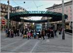 - Kreisverkehr  la Strasbourgeoise - Die Haltestelle Homme der Fer in der Straburger Innenstadt.