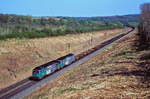 SNCF A1AA1A 68536 + 68036, Montoille, 22.04.2003.