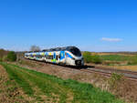 Alteckendorf - 2. April 2025 : B 84801M am TER 830927 von Sarreguemines nach Strassburg.