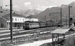 SNCF BB-25153 bei der Ankunft in La Roche-sur-Foron am 02.08.1976, mit Zug 5601 von Paris nach St.