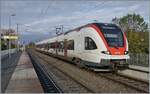 Der SBB RABe Flirt 522 209 als TER 18169 (resp.