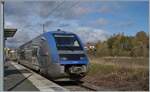 Auf dem Weg von Meroux nach Porrentury konnte ich beim zwei Minuten Aufenthalt in Delle den hier stehenden SNCF X73757 fotografieren.