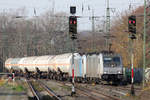 Akiem 186 387-7 mit Rpool 186 508-8 in Viersen 25.11.2020