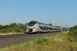 Dettwiller - 7. Juni 2023 : Regiolis B 83571L am TER 835013 von Nancy nach Strassburg.