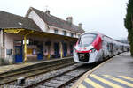 Der Zug nach Nimes steht bereit. La Bastide - St. Laurend-les-Bains, 3.3.2026