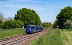 85537 als TER 30721 (Lauterbourg – Strasbourg) bei Munchhausen 30.4.25  