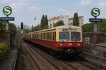 S41 nach Westkreuz zwischen Gesundbrunnen und Humboldthain.