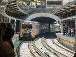 Metro Athen Linie 1 nach Kifissia in der Station Monastiraki, 26.06.21.