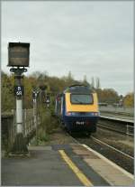 Ein HST nach Bristol verlsst Bath.
3. Nov. 2012