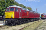 CRS 047 375 steht am 9 September 2018 ins Budapester Eisenbahnmuseum. Dieser Lok war einst British Rail 47375.