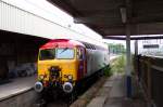 Class 57 Diesellok von Virgin abgestellt in Bletchley.