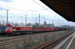 DB Schenker Rail Polska Class66 in Katowice-Ligota (12.04.2012)