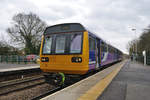 Northern BR 142 Pacer Nr. 142091, Saxilby bei Lincoln, England am 22.11.2017