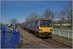 Der Great Western Railway Dieseltriebzug 143620 erreicht mit einem weiterten sein Ziel Exmouth, wo er nach einer kurzer Wendezeit in der Gegenrichtung mit dem neuen Ziel Paignton (via Exeter) fahren