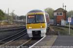 Banbury,  Chiltern  DMU 168 002 aus London Marylebone einfahrend.