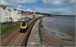 Ein CrossCountry Class 220/221 bei Dawlish auf der Fahrt Richtung Plymouth.