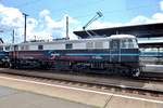 Floyd 450 008 steht am 6 Mai 2016 in Budapest Keleti. Sie war bis 2013 eine British rail/Freightliner Class 86.