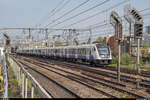 TfL Rail Crossrail / Elizabeth Line 345 010 für die neue von Shenfield nach London Liverpool Street durchfährt am 22. April 2019 Bethnal Green.