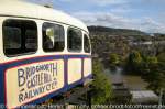  Bridgnorth Castle Hill Railway Co.ltd , Cliff Railway in Bridgnorth, auch eine Eisenbahn, verbindet die obere Stadt mit den Stadtteilen unten am Severn