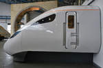 Mock Up der Fahrerkabine des Class 800-Triebzuges von Hitachi.