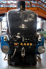 Die LNER-Klasse A4 Dampflokomotive  Mallard  Anfang Mai 2019 im National Railway Museum York.