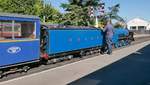 Dampflok  Hurricane  der Romney, Hythe & Dymchurch Railway in New Romney, 12.9.16