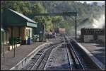 Bahnsteig der Snowdon Mountain Railway in Llanberis.