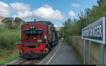 Ex SAR NG G16 138 der Welsh Highland Railway erreicht mit ihrem Zug aus Porthmadog nach Caernarfon am 15. August 2017 die Haltestelle Snowdon Ranger.<br>
Bei diesen Loks handelt es sich um die grössten für 60 cm Spurweite gebauten Dampfloks.