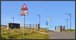 Schilder an der Great Orme Tramway in Llandudno.(05.09.2012)