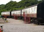 Mk1 Camping-Coaches at Dawlish Warren, Aug.