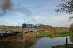 LNER Peppercorn Class A1 60163 Tornado @ the Nene Valley Railway on 08 November 2013. This locomotive was built in 2008 and copied the original design.