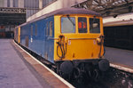 Electro Diesel Class 73/1 73118 rests at Waterloo station 19 July 1987.