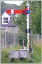 Wie so viele Stationen ist auch Inverurie mit den alten Flgelsignalen ausgerstet.