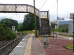 Rannoch Station/Scotland am 19.07.2009, Blick in Richtung Sden nach Glasgow