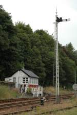 Bahnhof Dunkeld and Birnam, Schottland, aufgenommen am 3.9.2005.