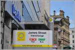 Von Wales kommend mit Merseyrail, heisst die erste Station in Liverpool James Street.