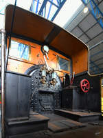 Der Führerstand der Dampflokomotive Class 1001, No. 1275. (National Railway Museum York, Mai 2019)