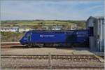 Der First Great Western (heute GWR) Triebkopf 43 003 der HST 125 Class 43 im Penzance Train Depot.