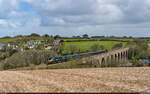 GWR 43 186 HST / Angarrack Viaduct, 16. April 2024<br>
Plymouth - Penzance