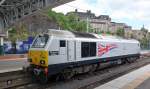 Die diesel-elektrische 67026  Diamond Jubilee  der DB Schenker (UK) Ltd.